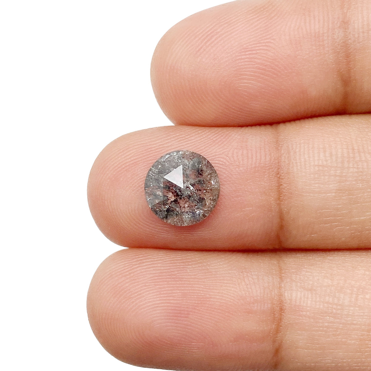 1.57ct | Rustic Round Shape Rose Cut Diamond - Modern Rustic Diamond