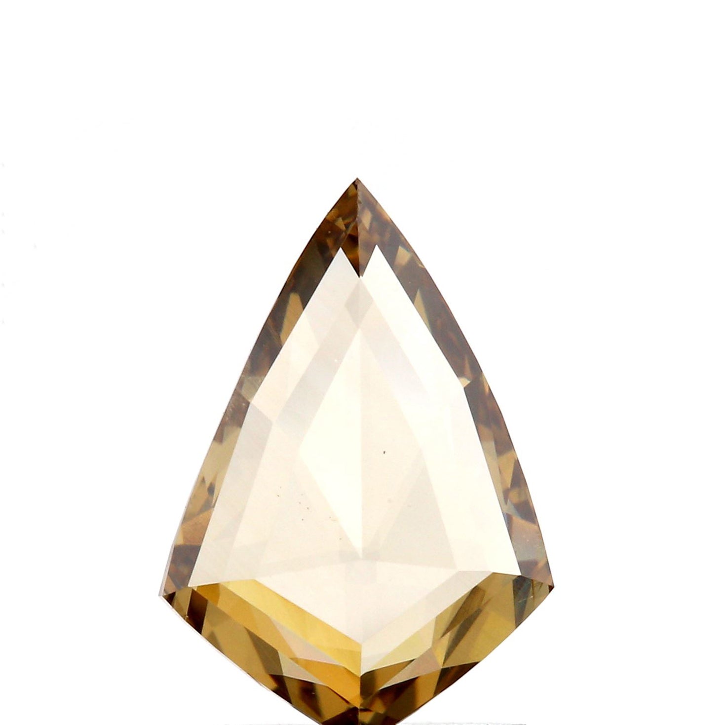 1.09ct | Champagne SI1 Kite Shape Rose Cut Diamond (GIA) - Modern Rustic Diamond