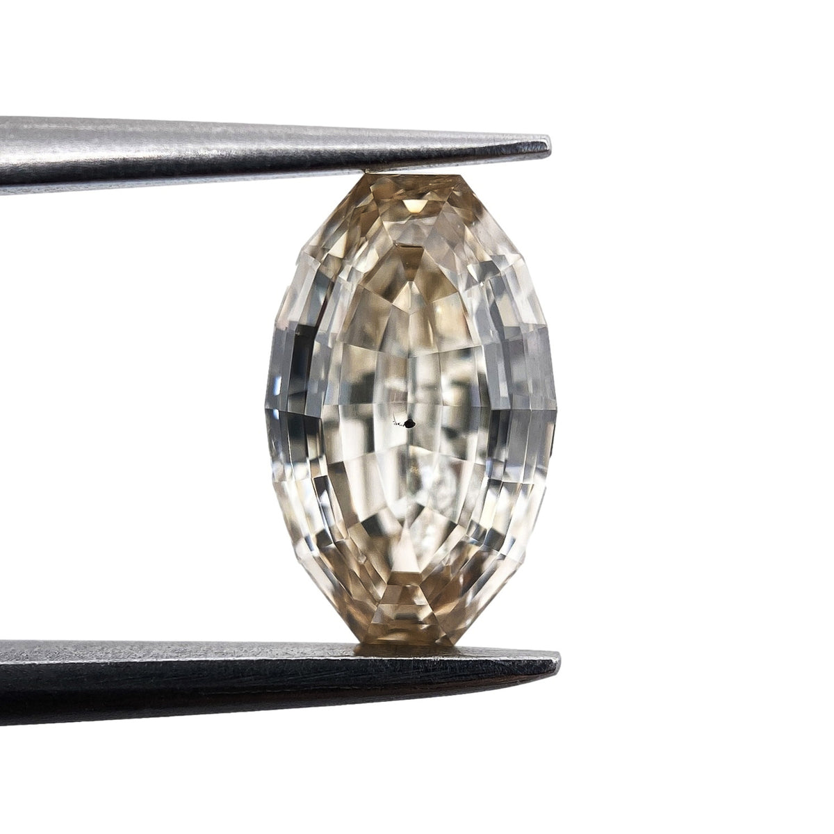 1.58ct | Champagne SI Oval Shape Step Cut Diamond - Modern Rustic Diamond