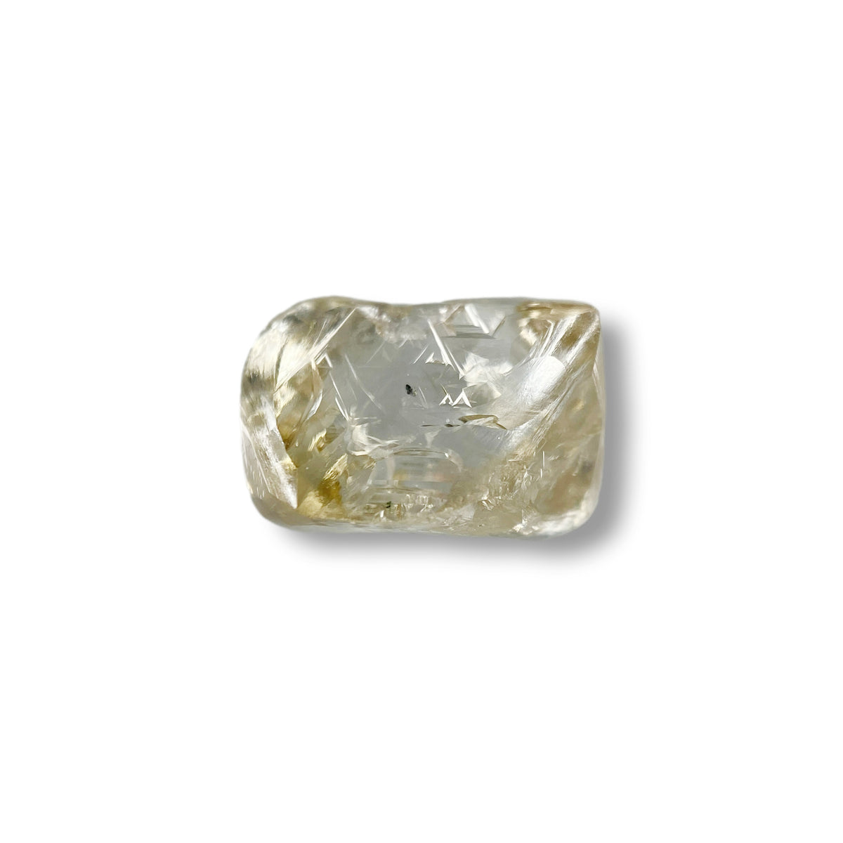1.58ct | Champagne SI Oval Shape Step Cut Diamond - Modern Rustic Diamond