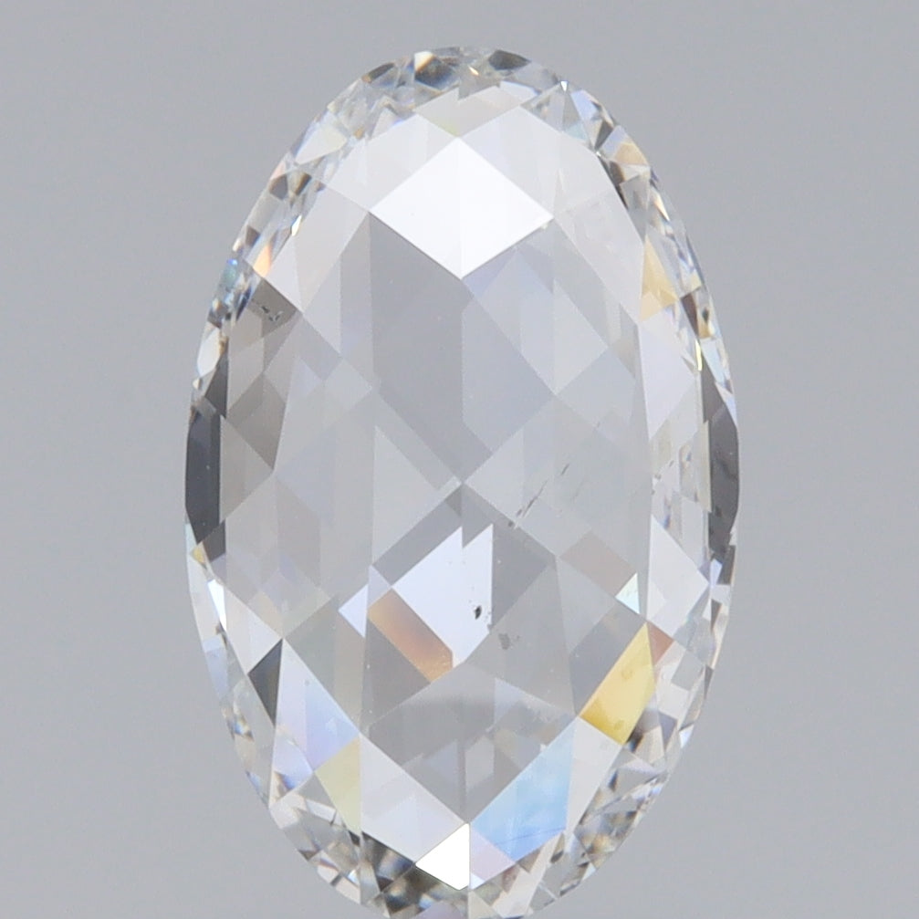 1.59ct | E/SI1 Oval Shape Rose Cut Diamond (IGI) - Modern Rustic Diamond