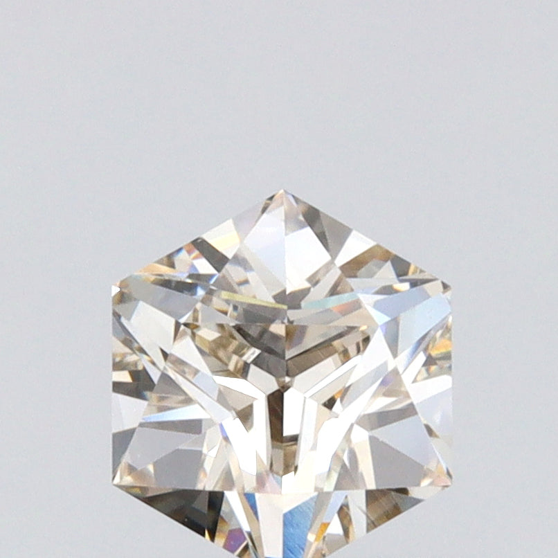 0.81ct | N/VVS2 Hexagon Shape Brilliant Cut Diamond (GIA) - Modern Rustic Diamond
