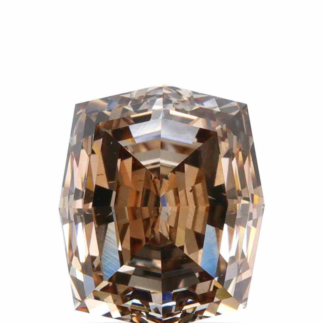 1.57ct | Cognac SI1 Octagonal Shape Step Cut Diamond (GIA)