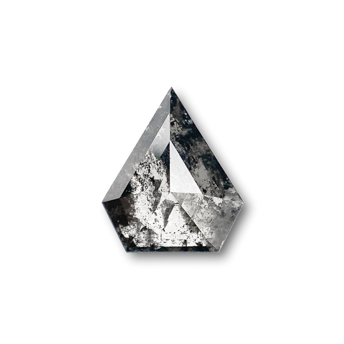 0.71ct | Rustic  Shield Shape Step Cut Diamond - Modern Rustic Diamond