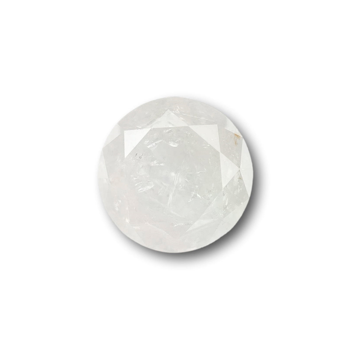 1.42ct | Salt & Pepper Round Shape Brilliant Cut Diamond