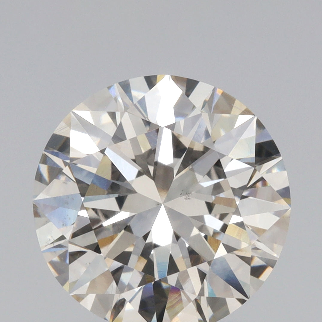 3.20ct | L/VS2 Round Shape Brilliant Cut Diamond (GIA) - Modern Rustic Diamond