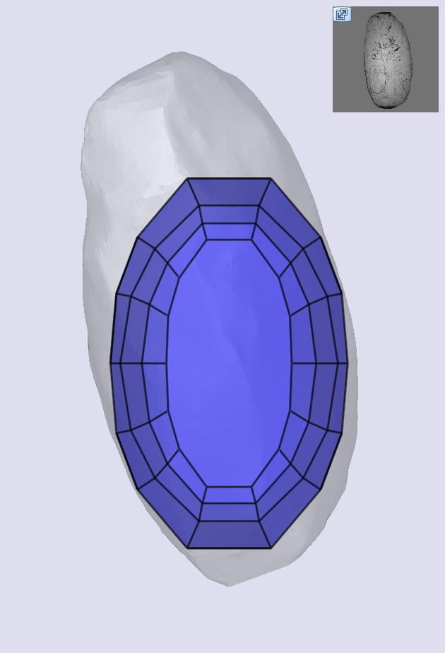 1.60ct | D/SI1 Oval Shape Step Cut Diamond (GIA) - Modern Rustic Diamond