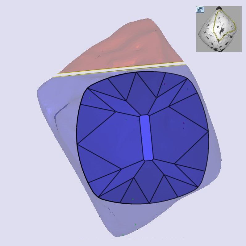 1.61ct | J/VS2 Cushion Shape Old Mine Cut Diamond (GIA) - Modern Rustic Diamond