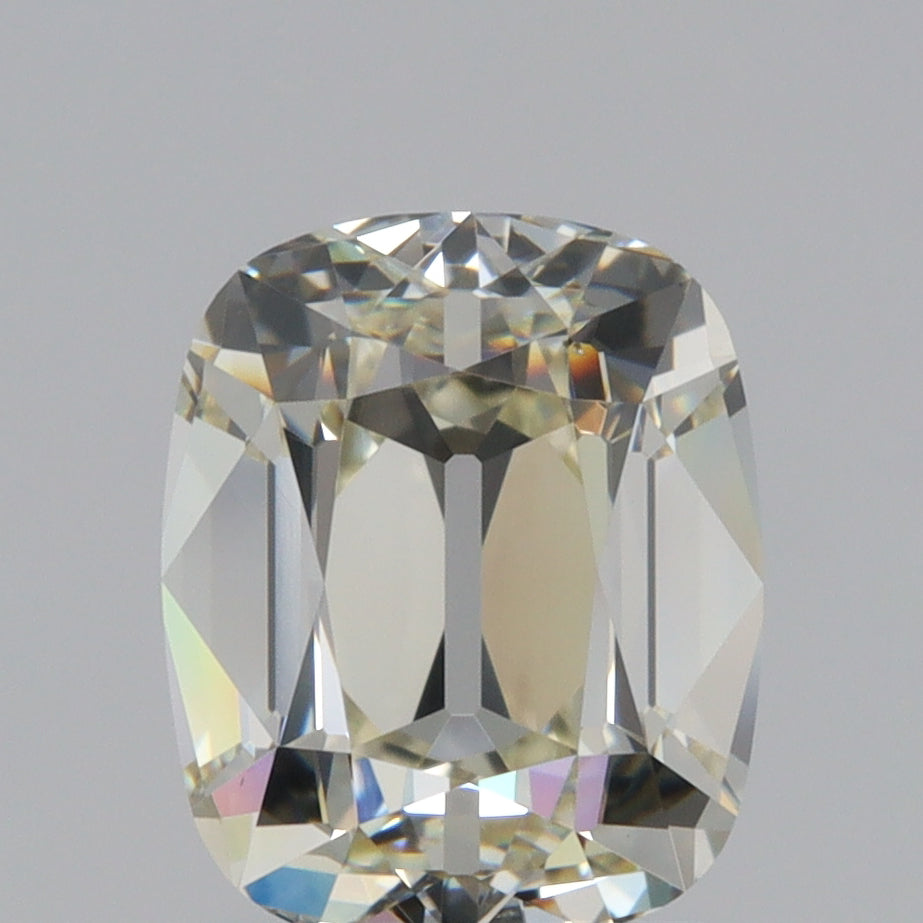 1.86ct | K/VS2 Cushion Shape Old Mine Cut Diamond (GIA) - Modern Rustic Diamond