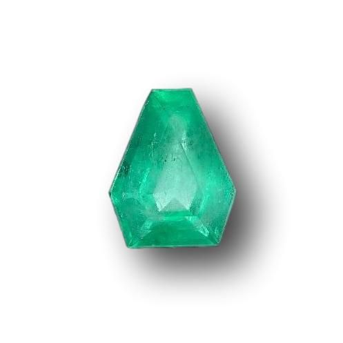 2.28ct | Step Cut Shield Shape Muzo Origin Emerald (GIA)