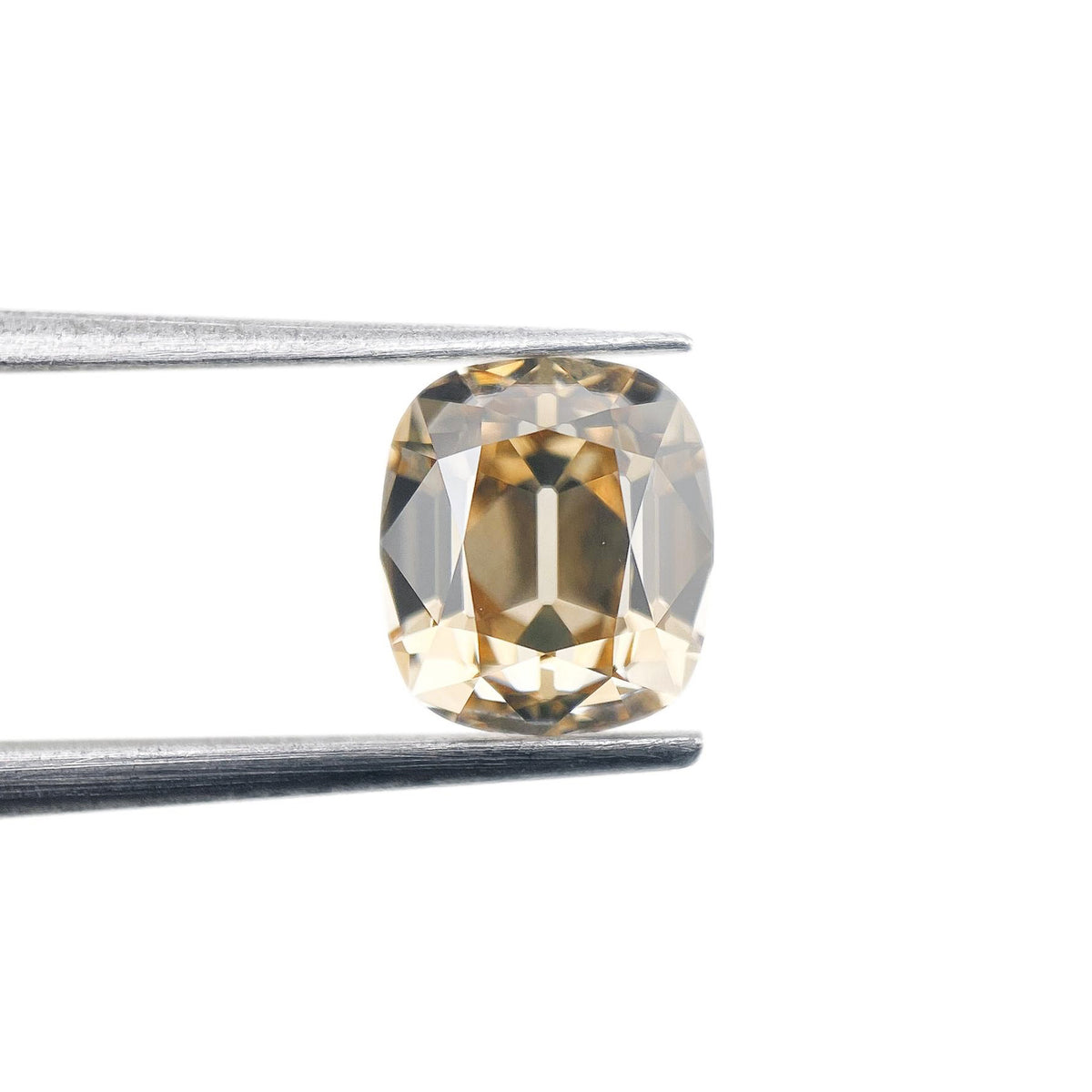 1.62ct | Champagne VS1 Cushion Shape Old Mine Cut Diamond (GIA) - Modern Rustic Diamond