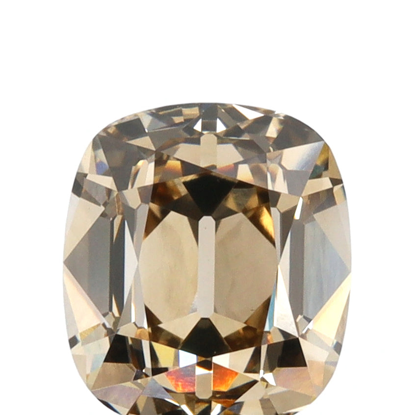 1.62ct | Champagne VS1 Cushion Shape Old Mine Cut Diamond (GIA) - Modern Rustic Diamond