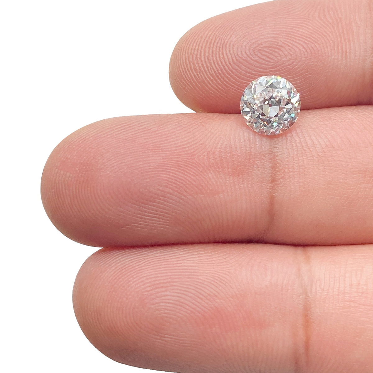 1.62ct | D/VS2 Round Shape Old European Cut Diamond (GIA) - Modern Rustic Diamond