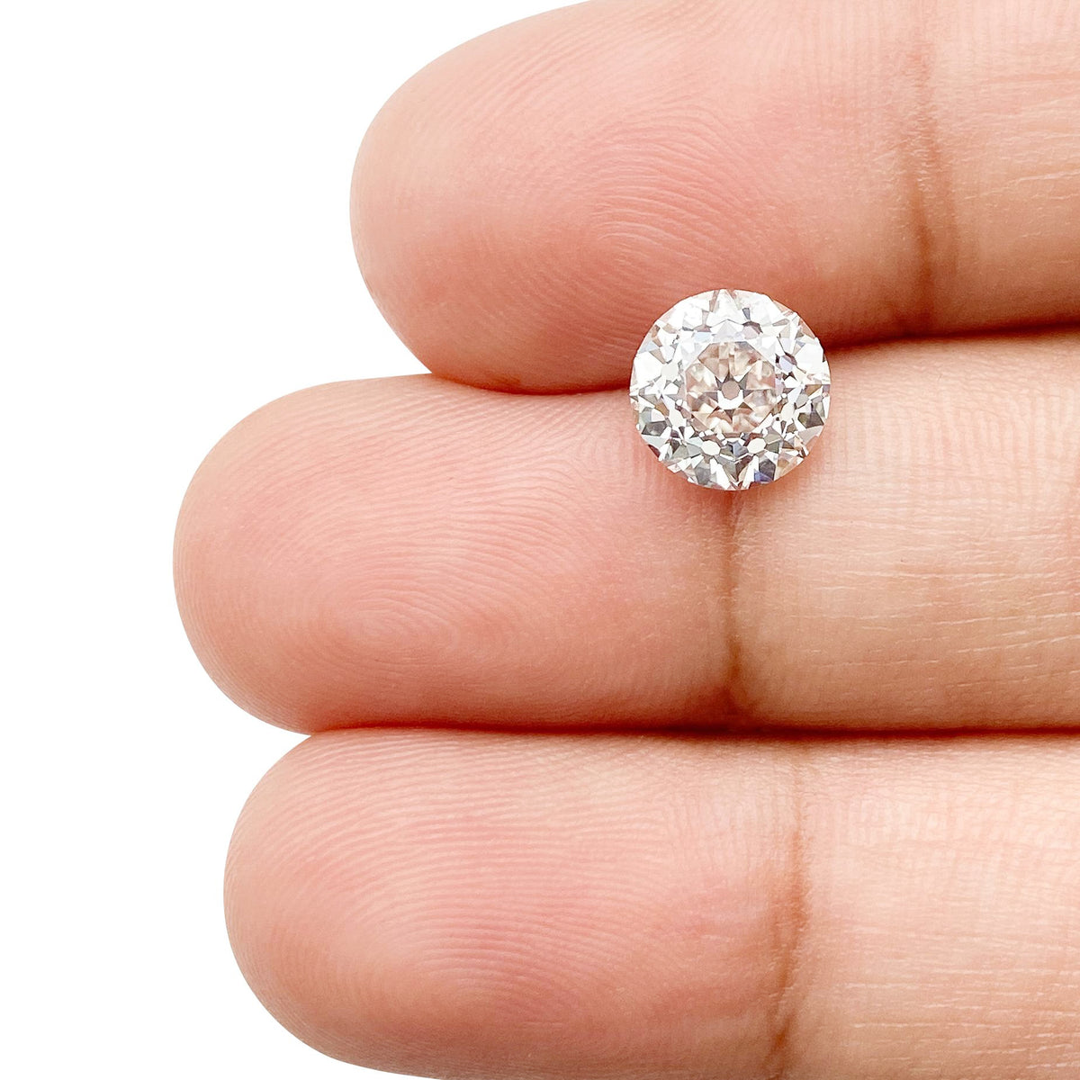 1.62ct | H/VS1 Round Shape Old European Cut Diamond (GIA) - Modern Rustic Diamond