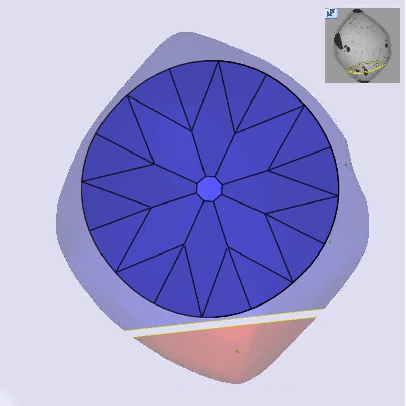 1.62ct | H/VS1 Round Shape Old European Cut Diamond (GIA) - Modern Rustic Diamond