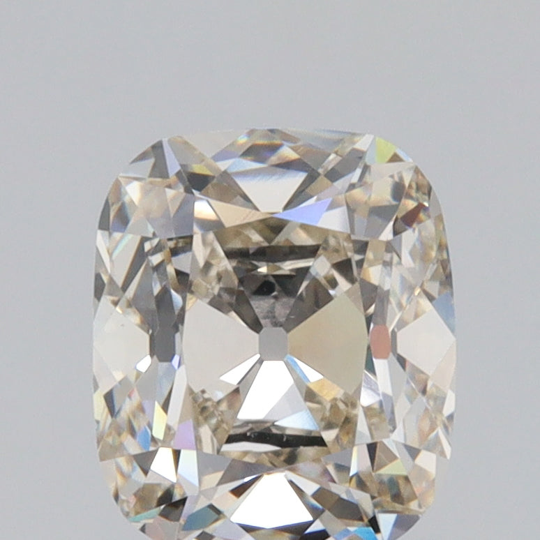 1.62ct | L/VS1 Cushion Shape Old Mine Cut Diamond (GIA) - Modern Rustic Diamond