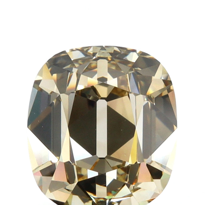1.63ct | Champagne VS1 Cushion Shape Old Mine Cut Diamond (GIA) - Modern Rustic Diamond