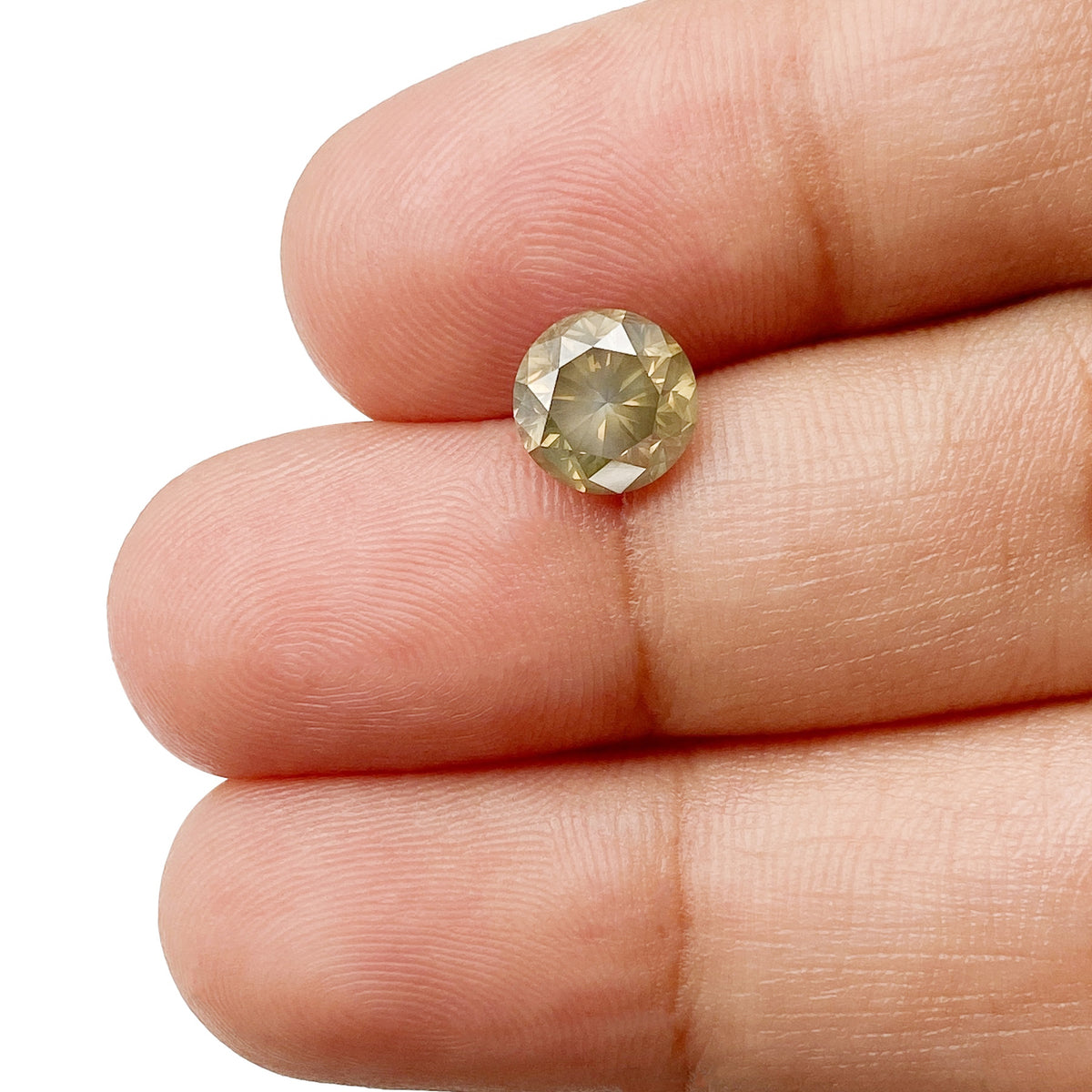 1.63ct | Rustic Round Shape Brilliant Cut Diamond - Modern Rustic Diamond