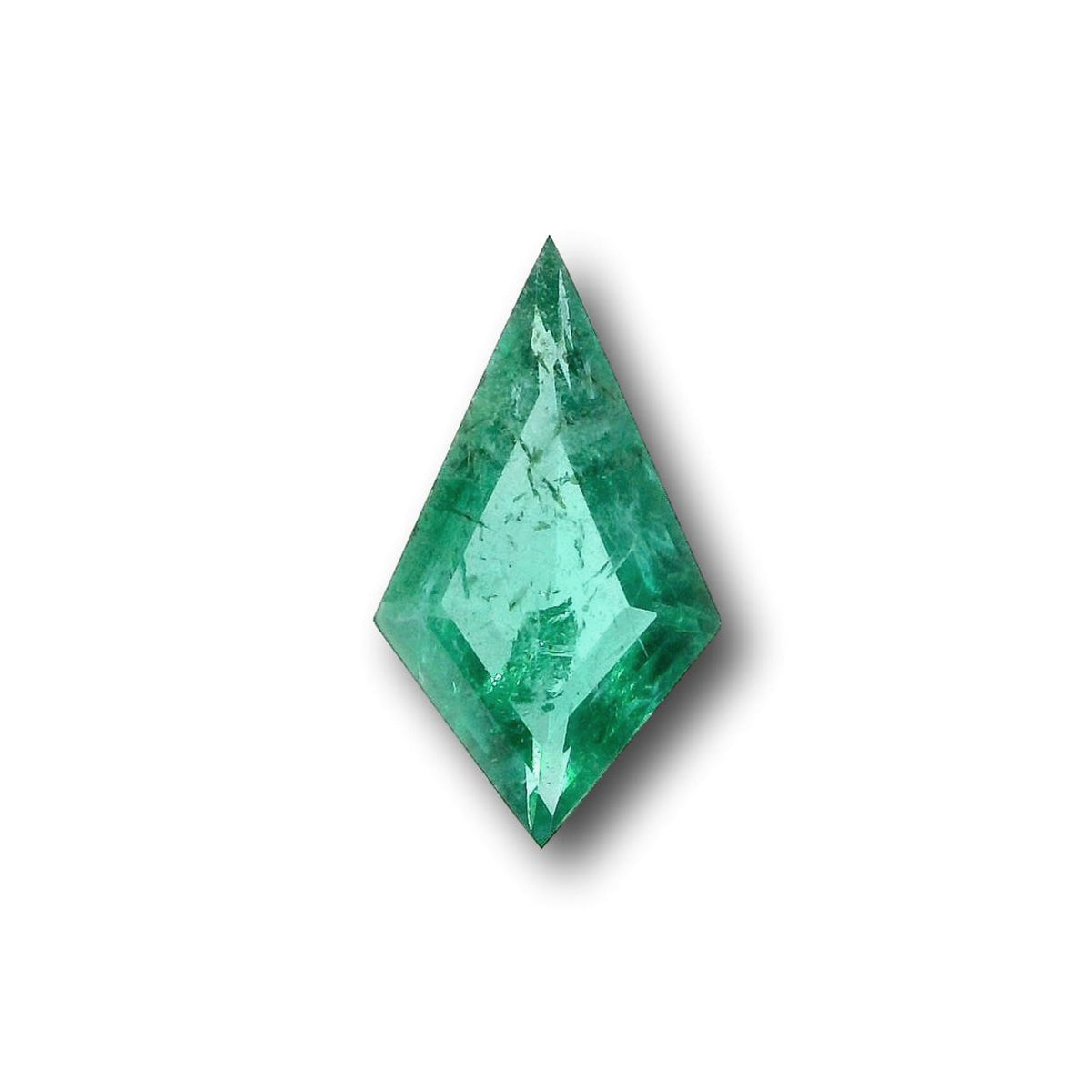 1.63ct | Green/ Kite Shape Step Cut Diamond - Modern Rustic Diamond