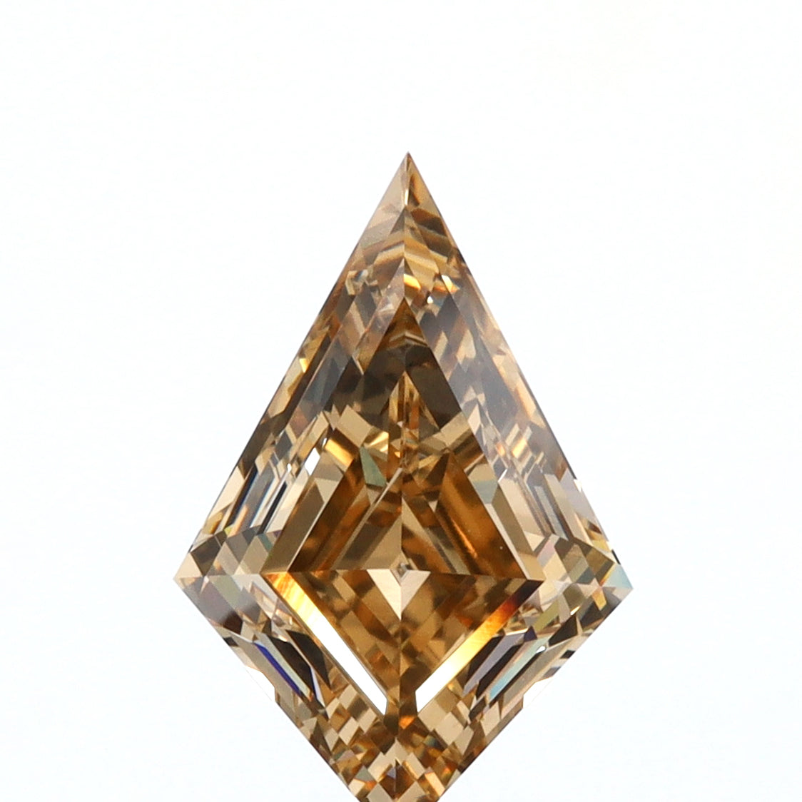 2.08ct | Fancy Brownish Yellow VS2 Kite Shape Step Cut Diamond (GIA) - Modern Rustic Diamond