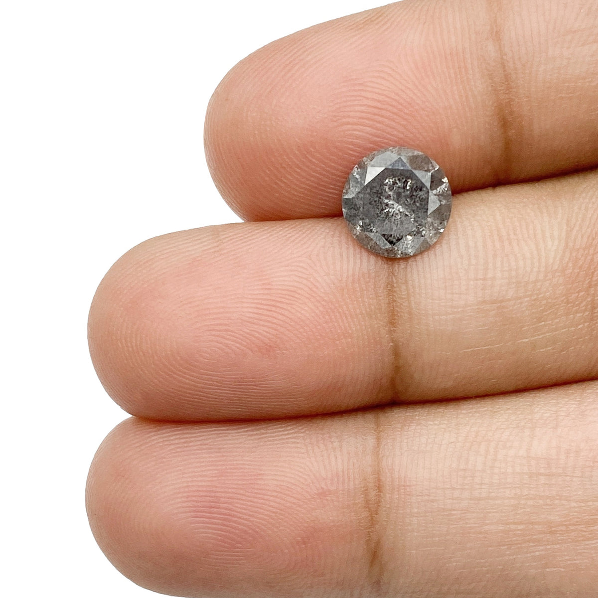 1.64ct | Rustic  Round Shape Brilliant Cut Diamond - Modern Rustic Diamond