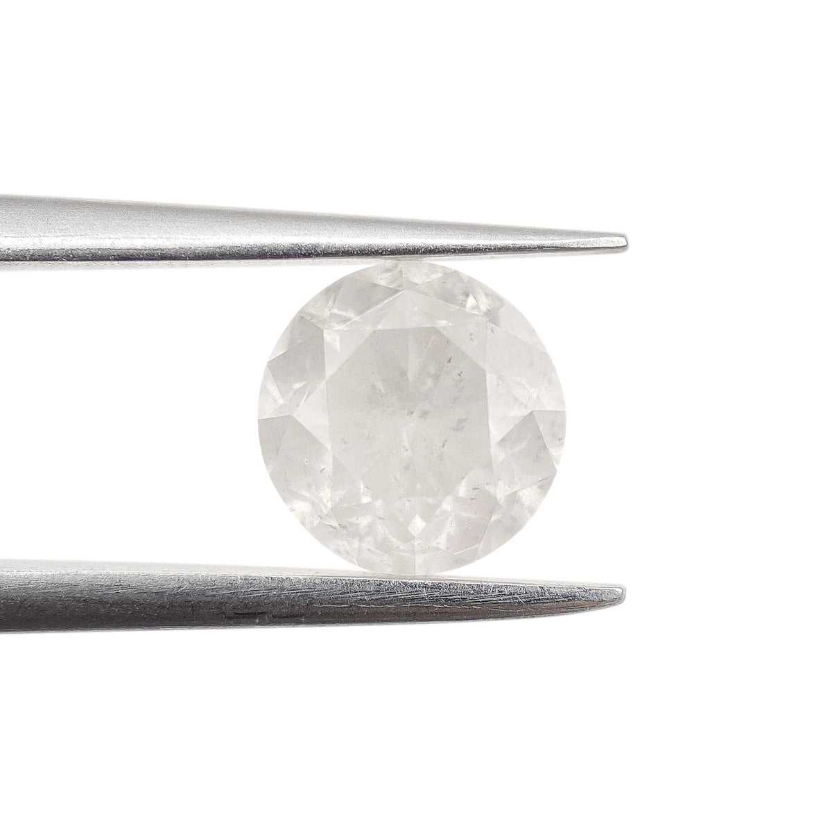 1.64ct | Salt & Pepper Round Shape Brilliant Cut Diamond - Modern Rustic Diamond