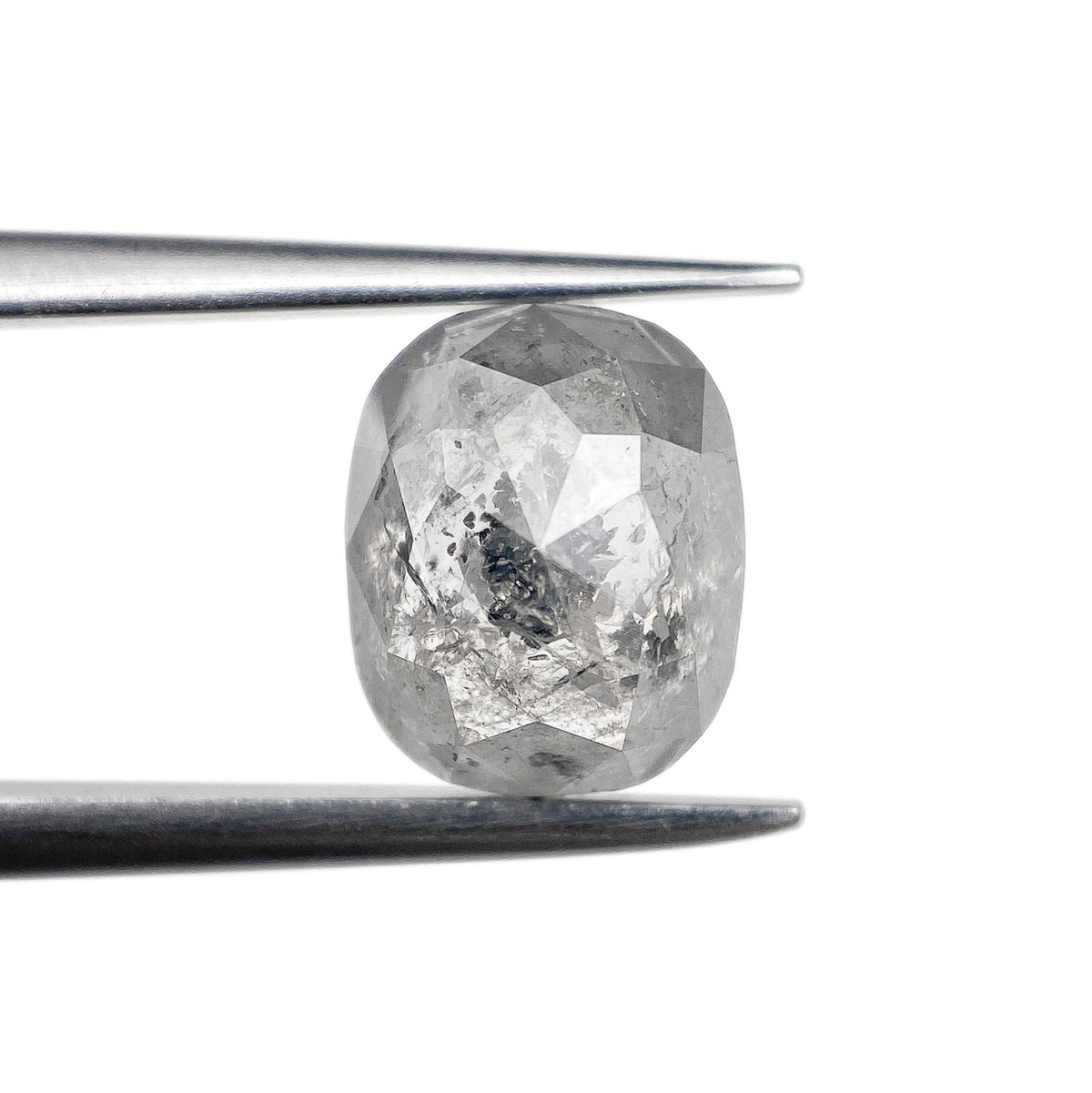 1.66ct | Rustic  Cushion Shape Rose Cut Diamond - Modern Rustic Diamond