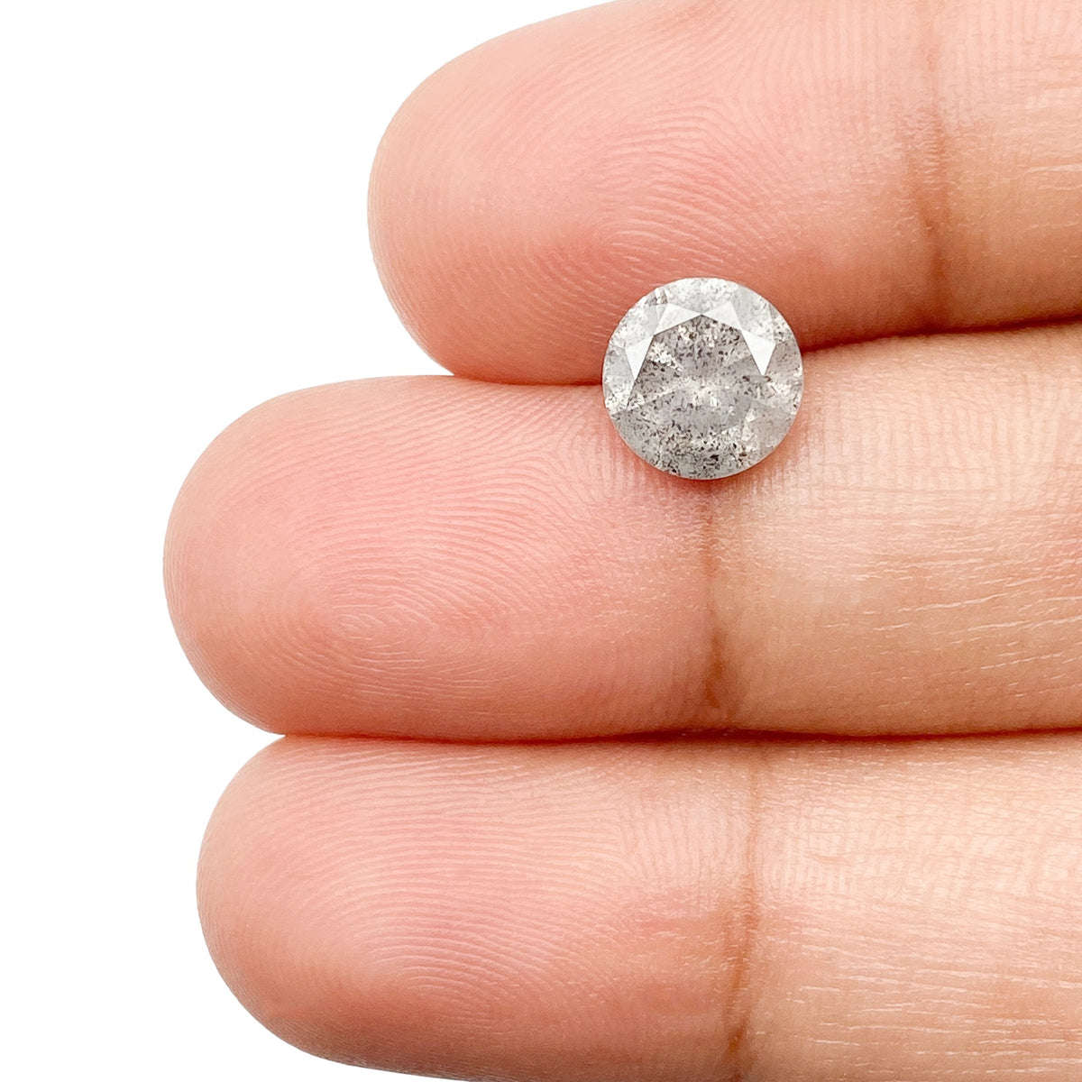 1.66ct | Rustic Round Shape Brilliant Cut Diamond - Modern Rustic Diamond