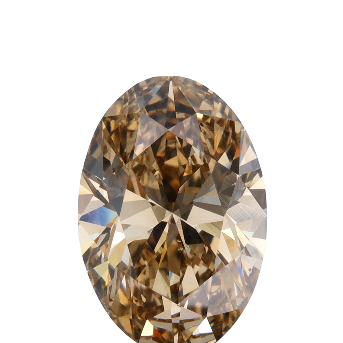 1.69ct | Champagne SI1 Oval Shape Brilliant Cut Diamond (GIA) - Modern Rustic Diamond