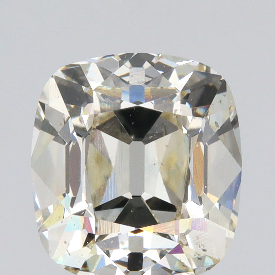 2.55ct | N/SI2 Cushion Shape Old Mine Cut Diamond (GIA) - Modern Rustic Diamond