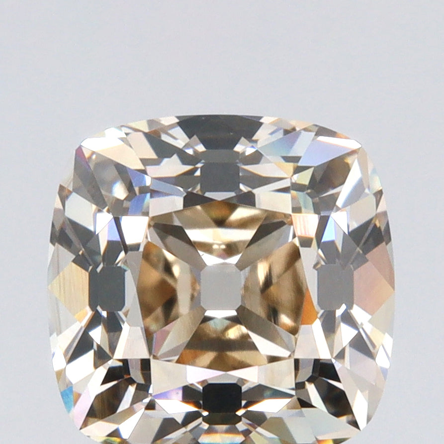 3.34ct | U-V/VS1 Cushion Shape Old Mine Cut Diamond (GIA) - Modern Rustic Diamond