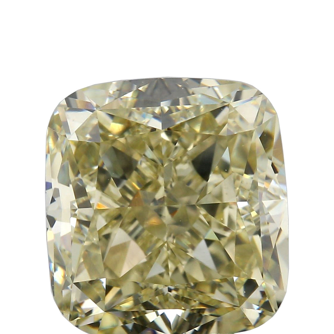 4.28ct | Yellow SI1 Cushion Shape Brilliant Cut Diamond (GIA) - Modern Rustic Diamond