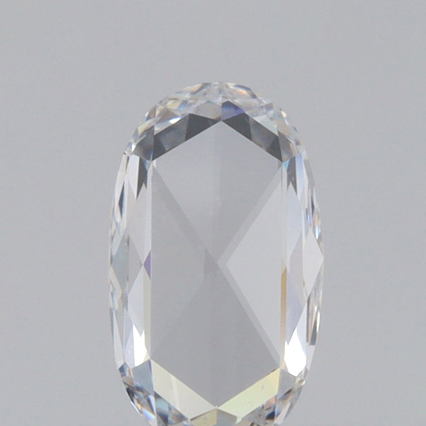 0.40ct | D/VVS2 Oval Shape Rose Cut Diamond - Modern Rustic Diamond