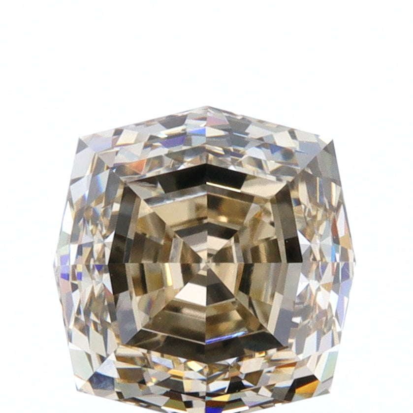 1.01ct | Champagne VS2 Cushion Shape Step Cut Diamond (GIA) - Modern Rustic Diamond