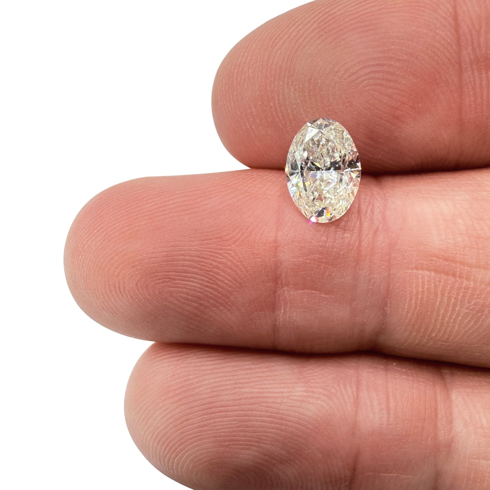 1.70ct | G/SI2 Oval Shape Brilliant Cut Diamond (EGL USA) - Modern Rustic Diamond