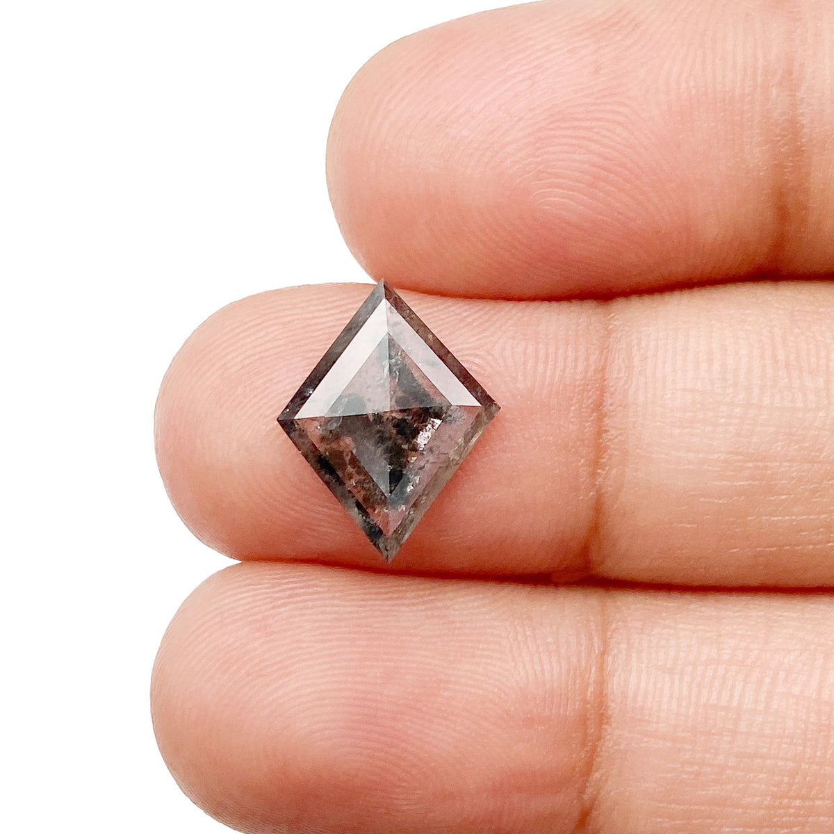 1.70ct | Rustic Lozenge Shape Rose Cut Diamond - Modern Rustic Diamond