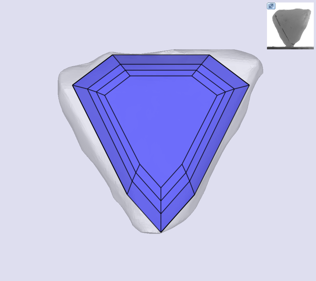 1.71ct | D/VS2 Shield Shape Step Cut Diamond (GIA) - Modern Rustic Diamond