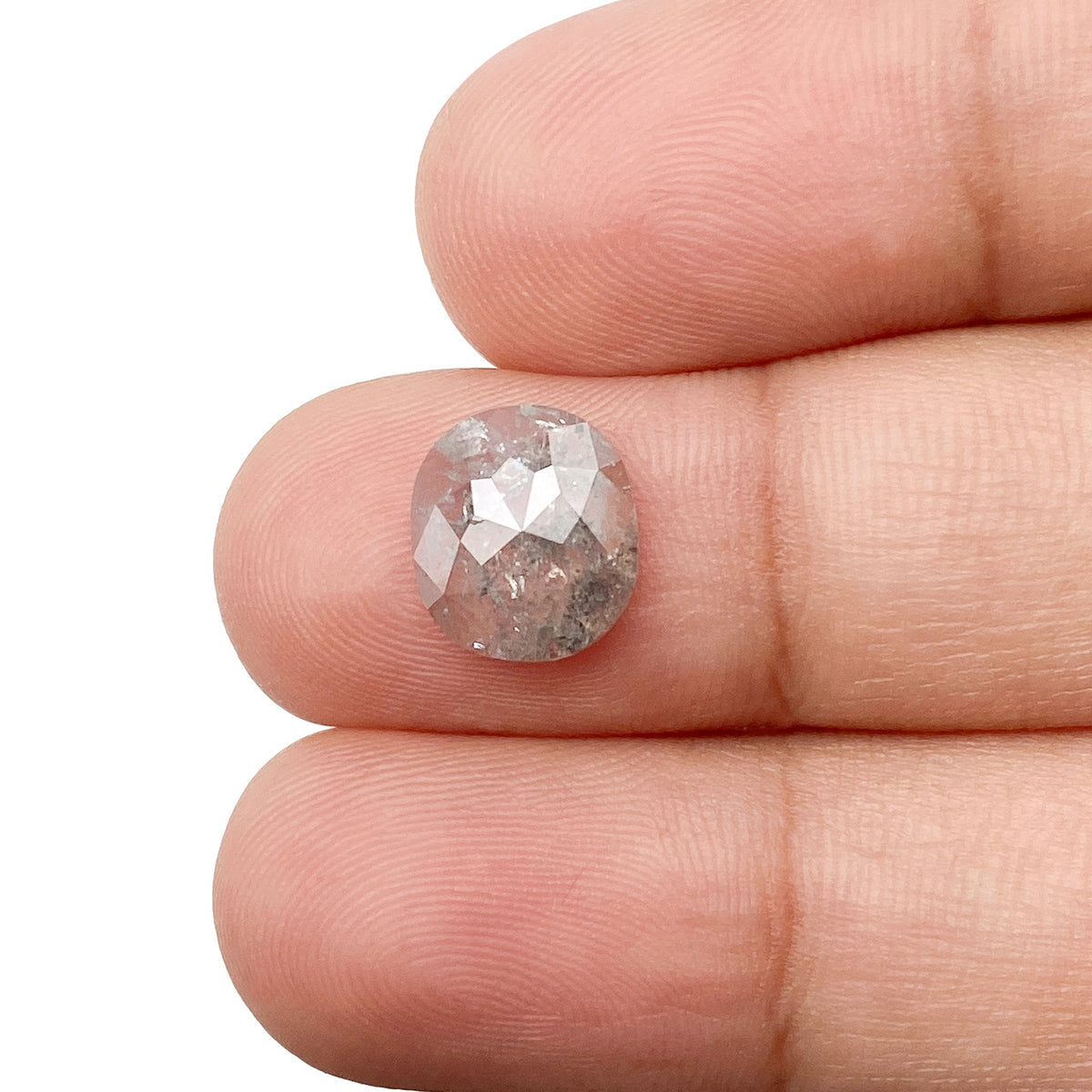 1.71ct | Rustic Cushion Shape Rose Cut Diamond - Modern Rustic Diamond