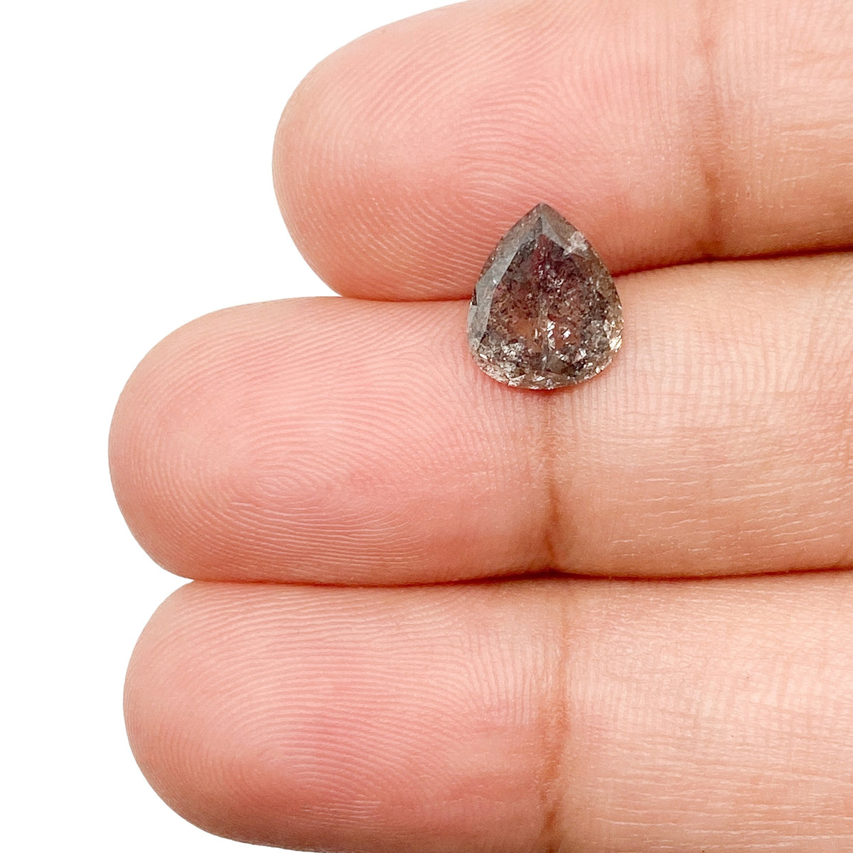 1.72ct | Rustic Pear Shape Brilliant Cut Diamond - Modern Rustic Diamond