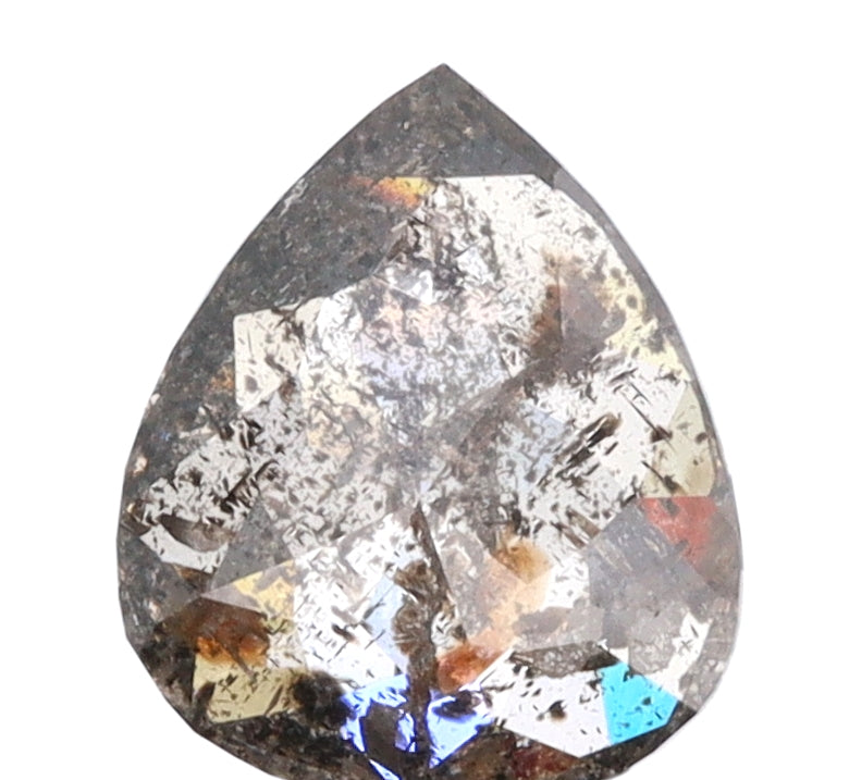 1.72ct | Rustic Pear Shape Brilliant Cut Diamond - Modern Rustic Diamond