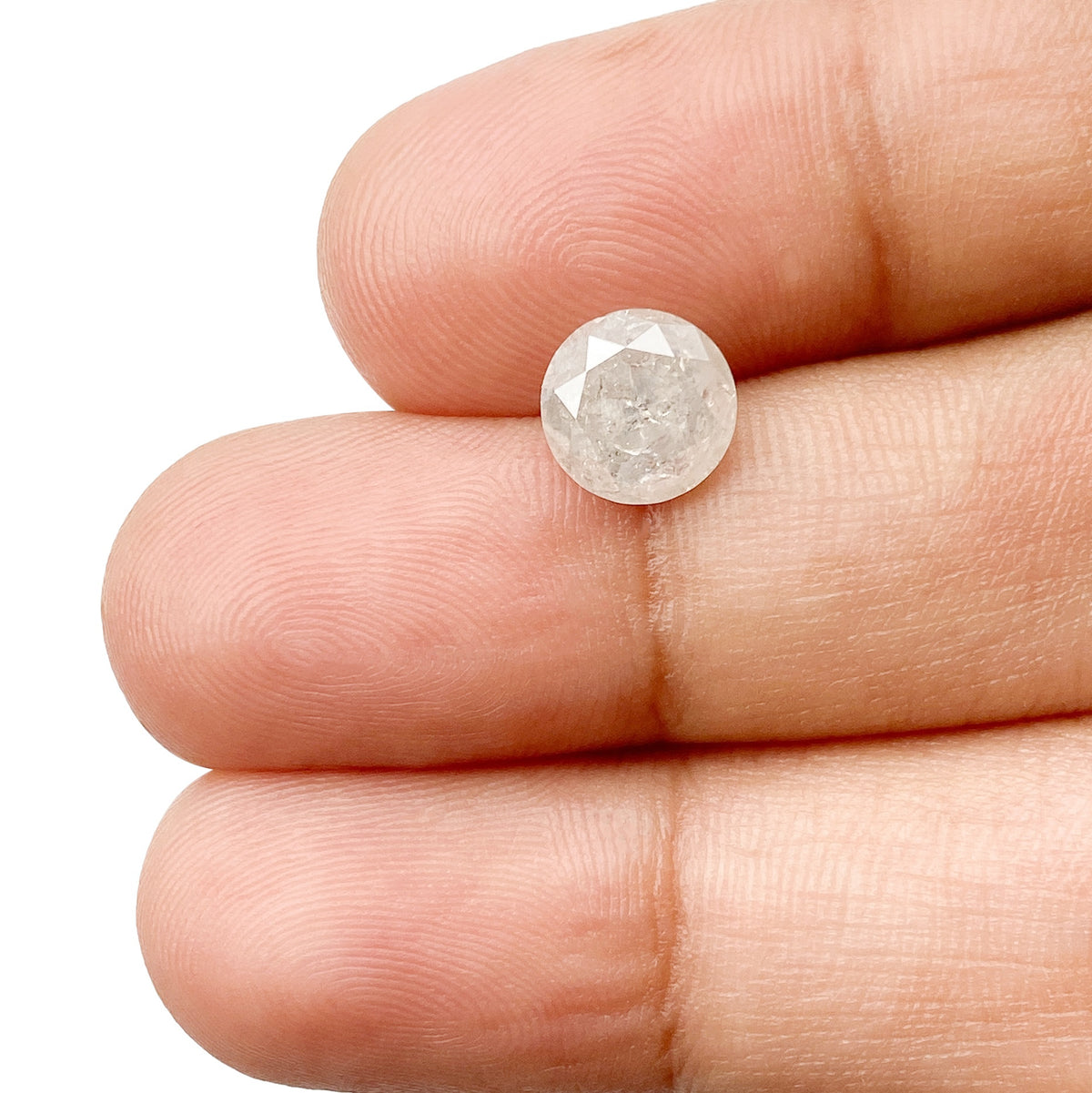 1.72ct | Rustic  Round Shape Brilliant Cut Diamond - Modern Rustic Diamond