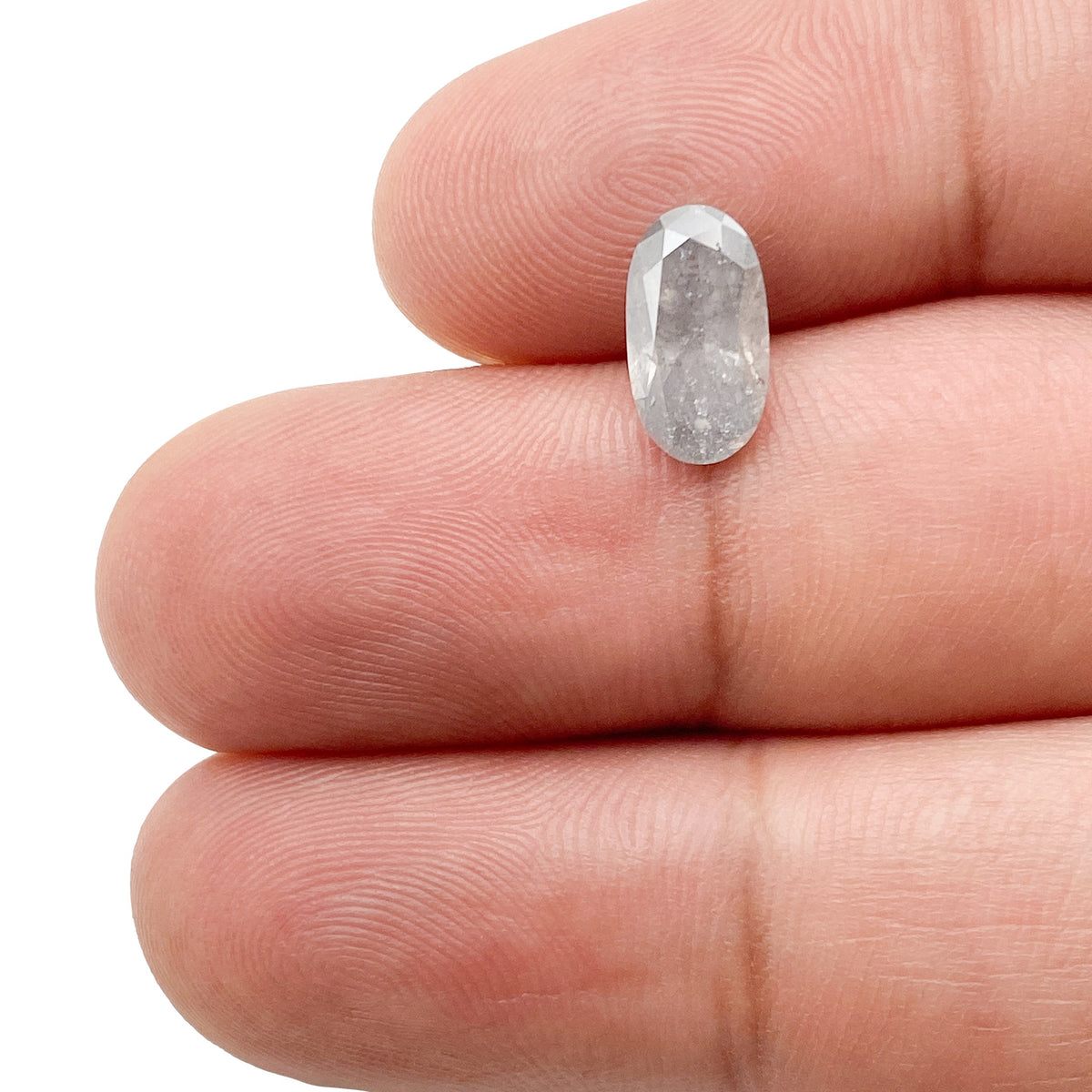 1.74ct | Rustic Oval Shape Brilliant Cut Diamond - Modern Rustic Diamond