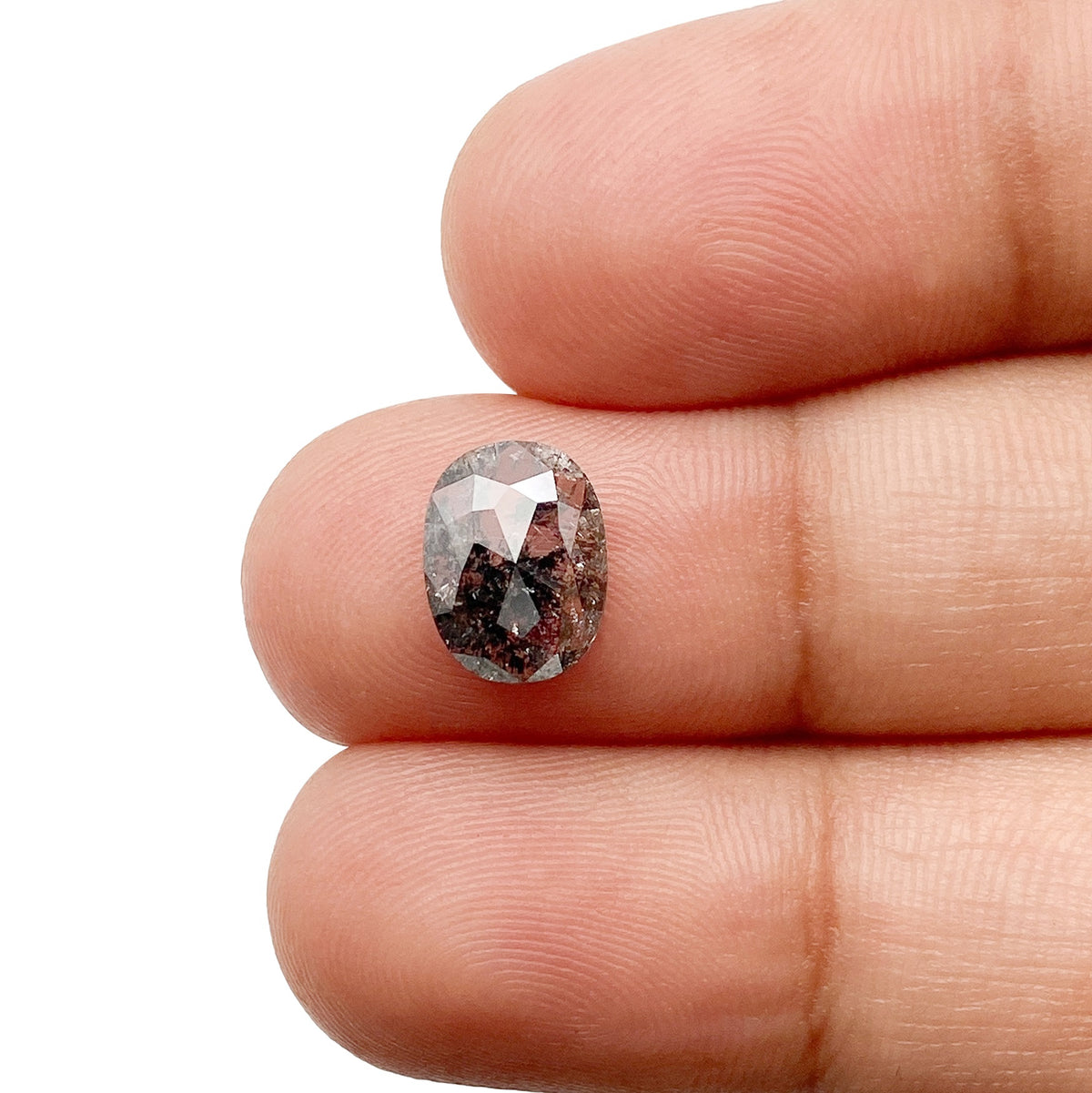 1.75ct | Rustic Cushion Shape Rose Cut Diamond - Modern Rustic Diamond