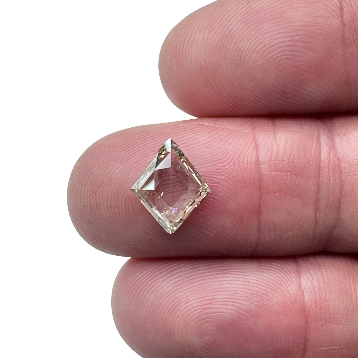 1.75ct | W-X/SI2 Lozenge Shape Rose Cut Diamond (GIA)