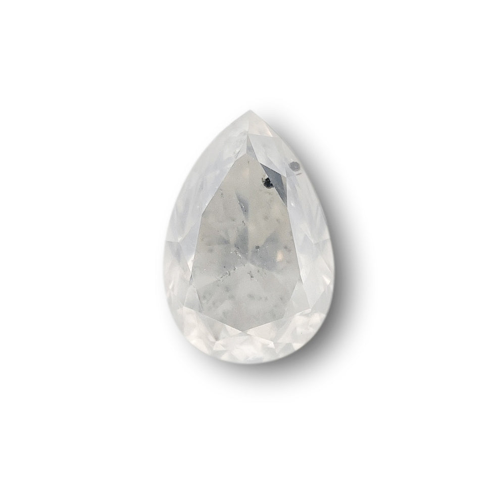 1.24ct | Salt & Pepper Pear Shape Brilliant Cut Diamond