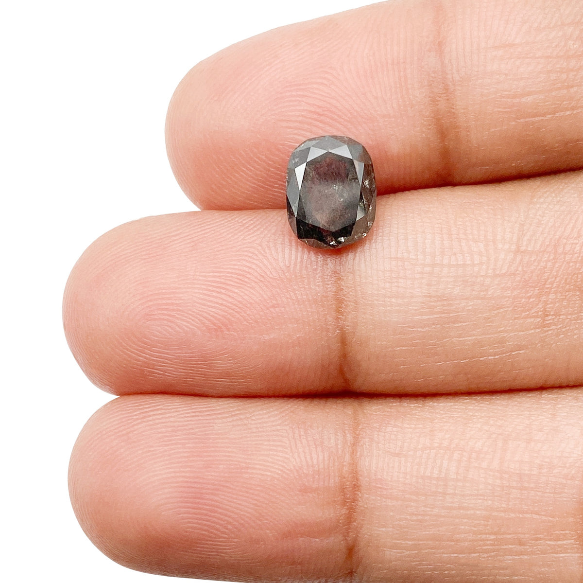1.76ct | Rustic Cushion Shape Rose Cut Diamond - Modern Rustic Diamond