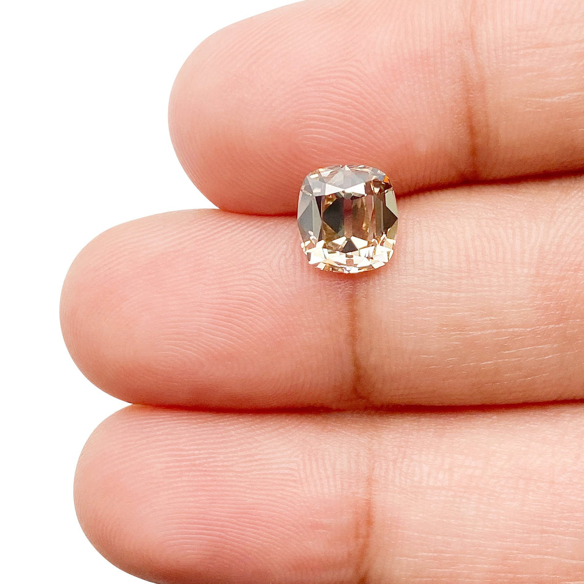 1.78ct | Fancy Light Brown VS2 Cushion Shape Old Mine Cut Diamond (GIA) - Modern Rustic Diamond