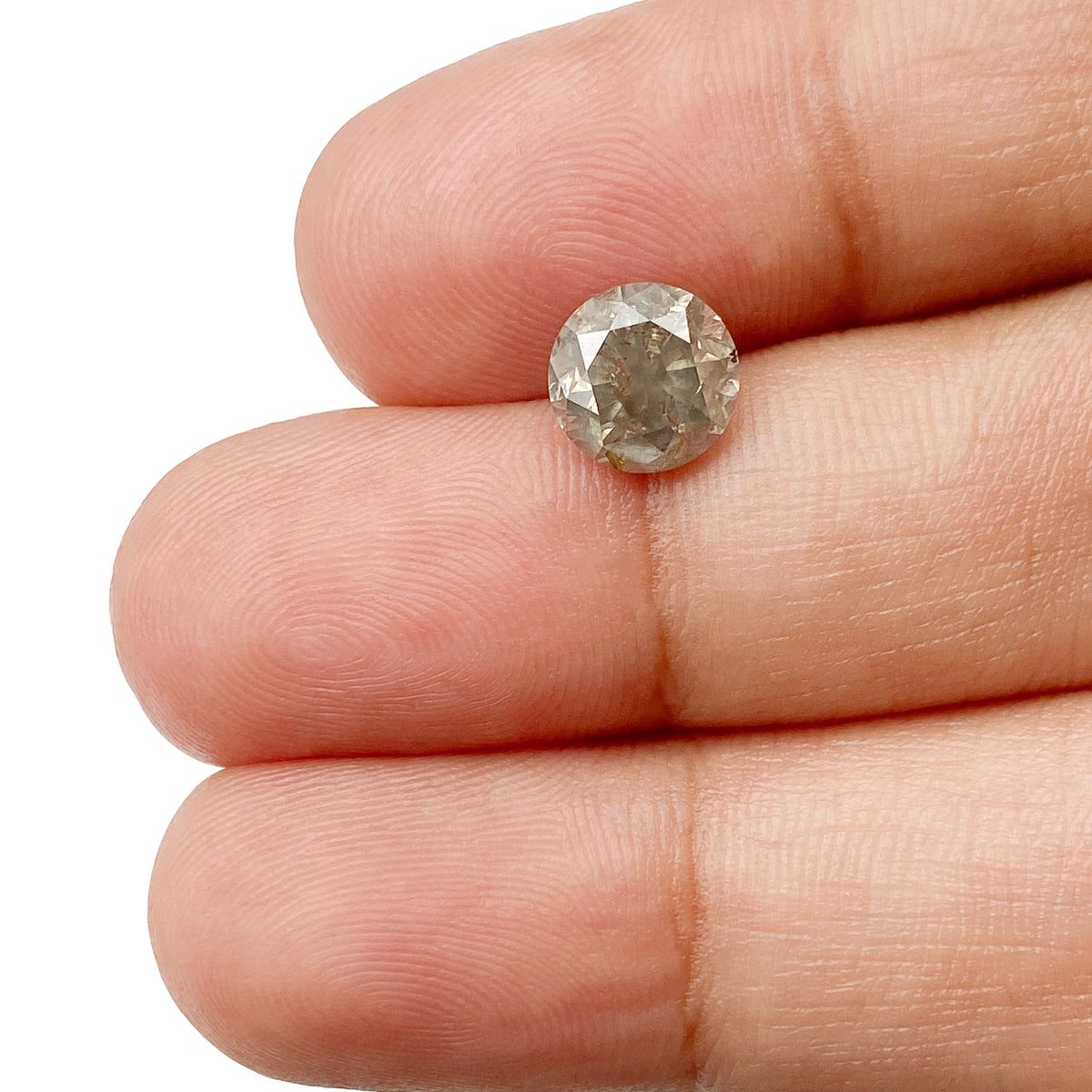 1.79ct | Rustic Round Shape Brilliant Cut Diamond - Modern Rustic Diamond