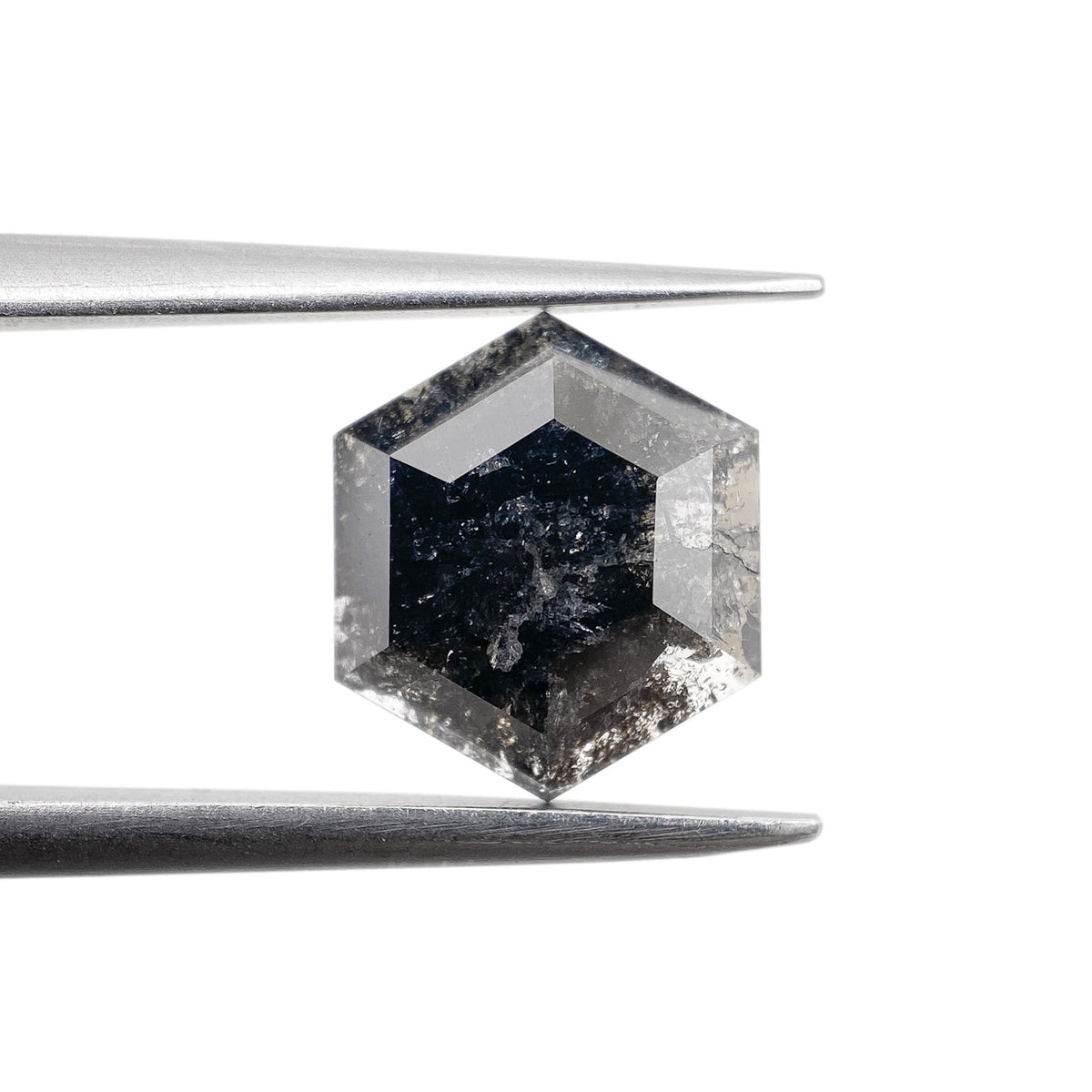 1.79ct | Rustic Hexagon Shape Rose Cut Diamond - Modern Rustic Diamond