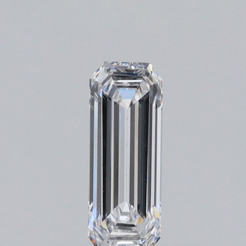 0.48ct | D/VVS Emerald Shape Step Cut Diamond - Modern Rustic Diamond